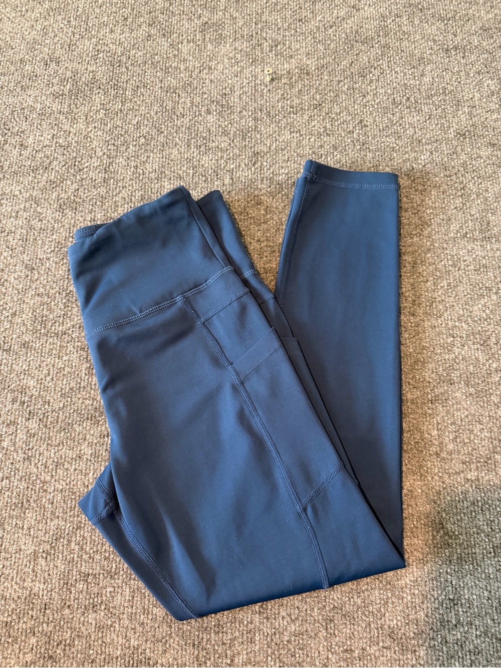 ZYIA Women's Navy Leggings with Side Pocket